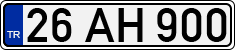 License plate of Turkey, Regular plates