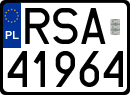 License plates of Poland, Regular car plates