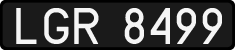 License plates of Poland, 1976 year system