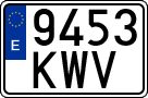 License plates of Spain, Ordinary (2000)