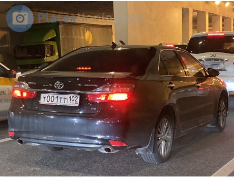 т001тт102, Toyota Camry