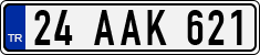 License plate of Turkey, Regular plates