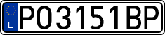 License plates of Spain, 1971 year series