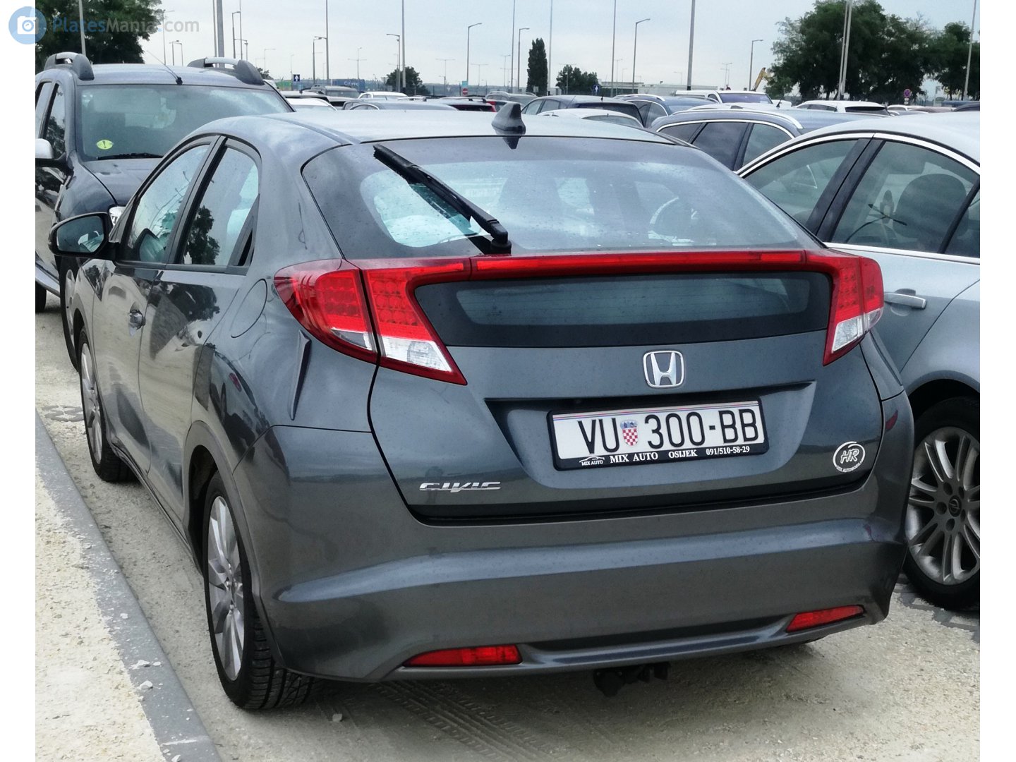 VU 300-BB, Honda Civic 9th gen Hatch (FK), 2011–2015