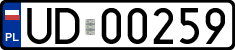 License plates of Poland, Military