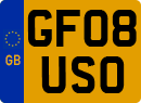 License plate of the United Kingdom, 2001 year system