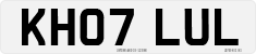License plate of the United Kingdom, 2001 year system