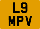 License plate of the United Kingdom, 1983 year system