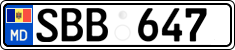 License plate of Moldova, Cars (2015)