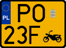 License plates of Poland, Oldtimers