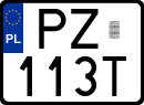 License plates of Poland, Special vehicles and motorcycles