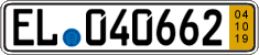 German license plate, Short-term transit plates
