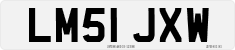 License plate of the United Kingdom, 2001 year system