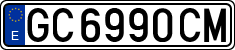 License plates of Spain, 1971 year series