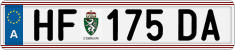 License plate of Austria, Regular plates