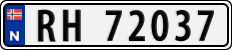 License plate of Norway, Cars