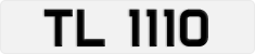 License plate of Hong Kong, AB 1234