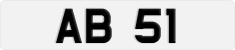 License plate of Hong Kong, AB 1234