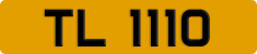 License plate of Hong Kong, AB 1234