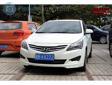 琼B·KA222, Hyundai Verna