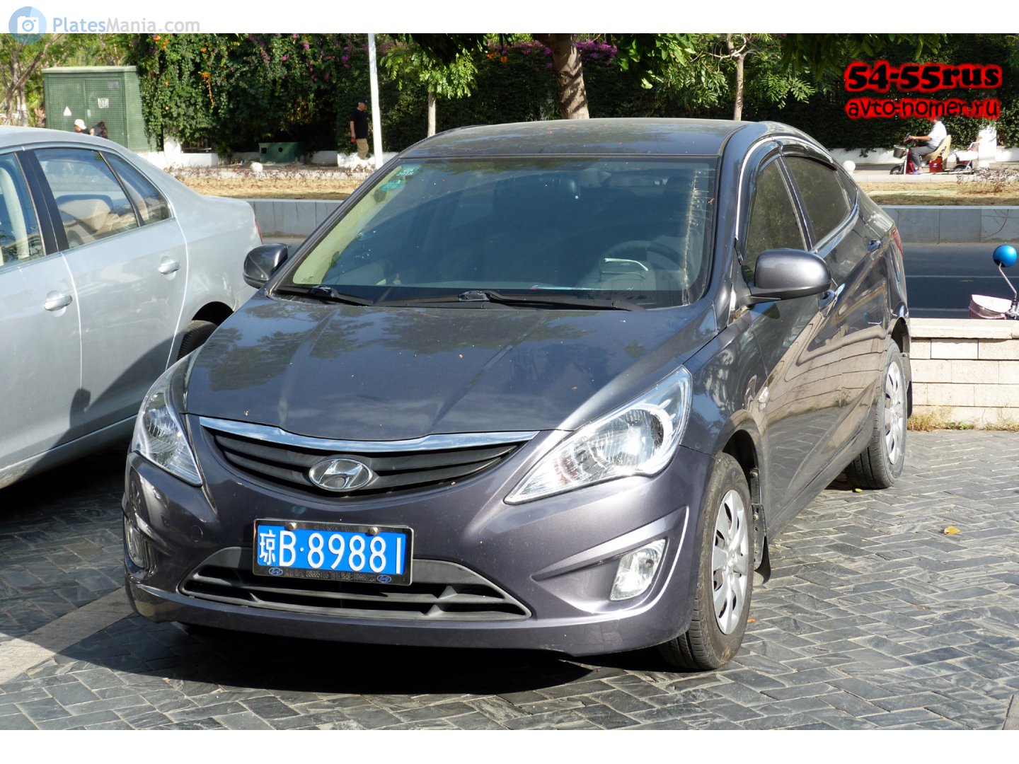 琼B·89881, Hyundai Verna 3rd gen (RB/RC), 2010–2019