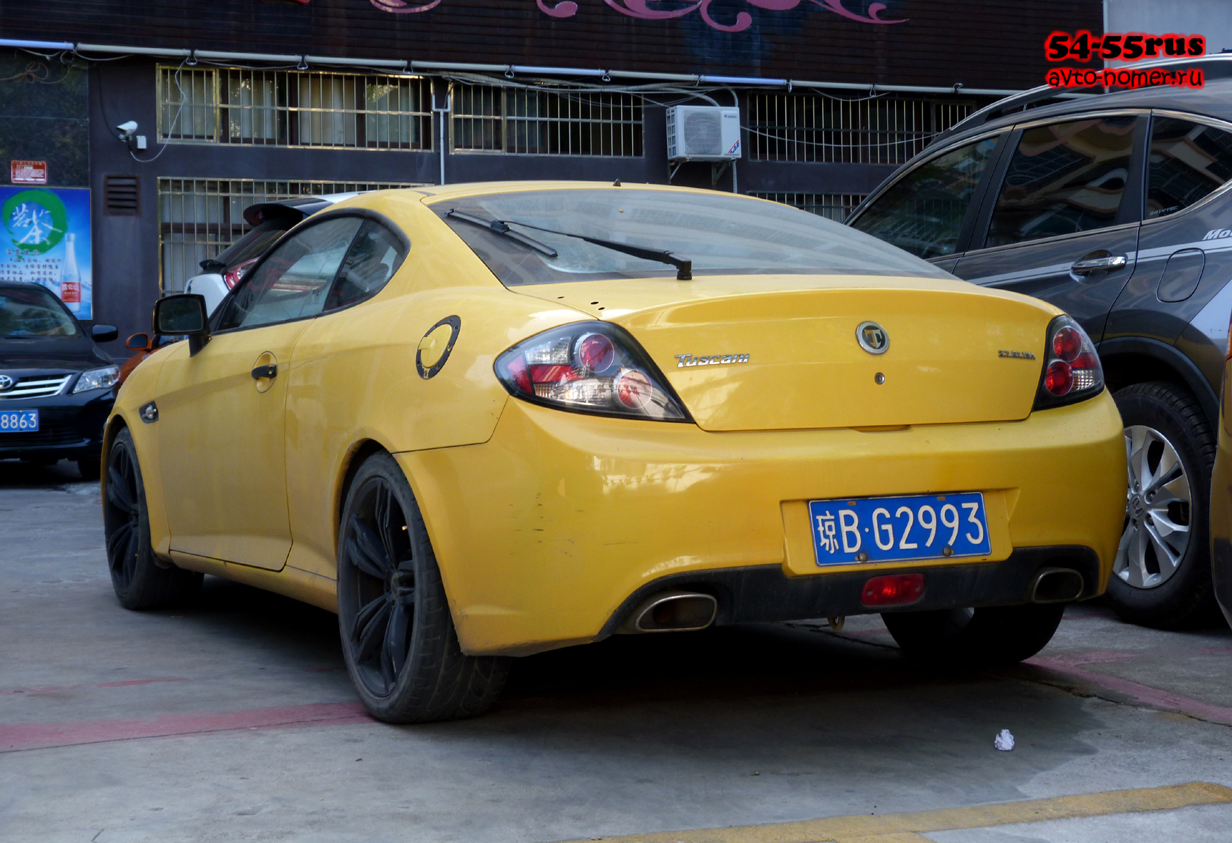 琼B·G2993, Hyundai Tuscani 1st gen (GK), facelift, 2006–2008