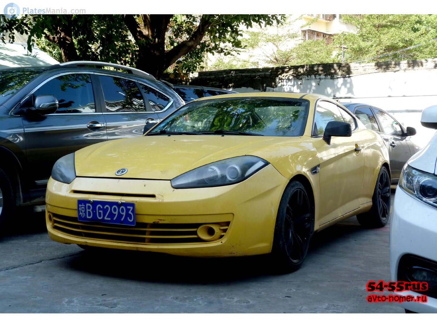 琼B·G2993, Hyundai Tuscani 1st gen (GK), facelift, 2006–2008