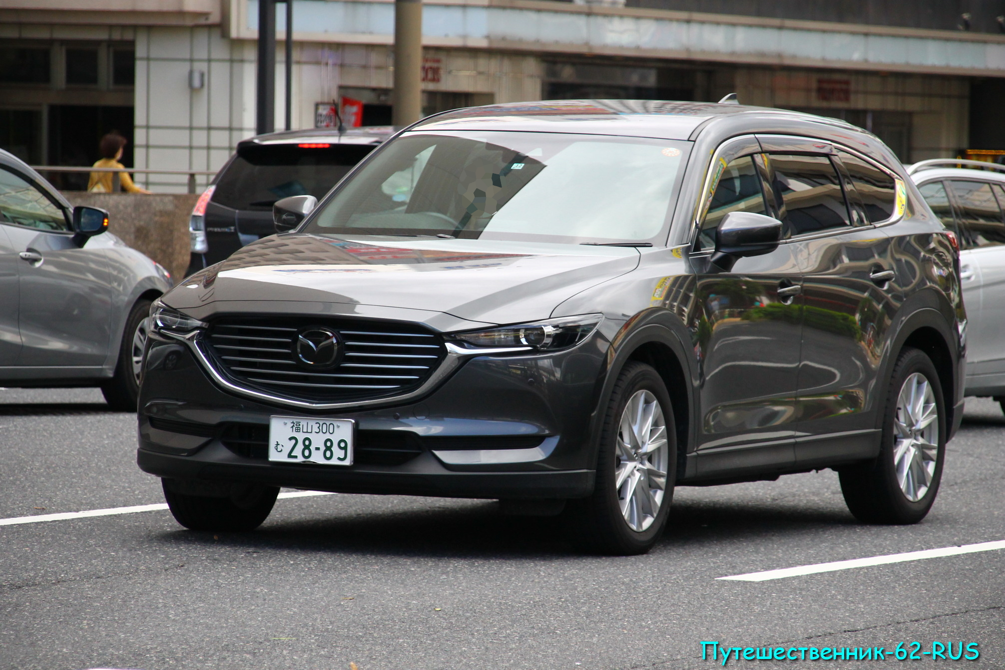 福山 300 む 2889, Mazda CX-8 1st gen (KG; Pacific-market), 2017–2022 (–2023 for JP-market)