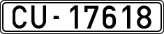 License plates of Spain, 1900 year series