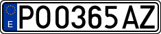License plates of Spain, 1971 year series