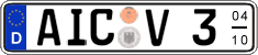 German license plate, Seasonal plates