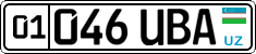 License plate of Uzbekistan, Organizations