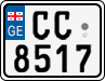 License plate of Georgia, Motorcycles (2014)