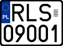 License plates of Poland, Regular car plates