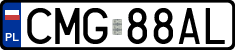 License plates of Poland, Regular car plates