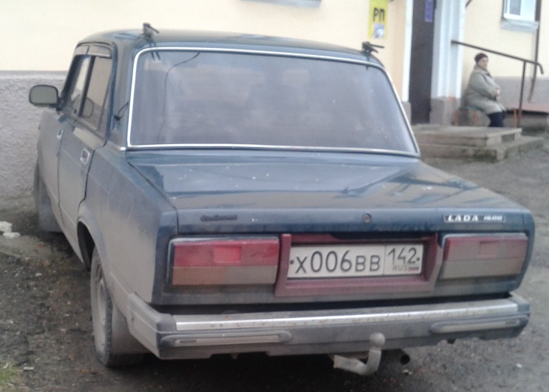 х 006 вв 142, Lada (VAZ) 2107 Жигули (Nova / Riva / Signet / 1500), 1982–2014