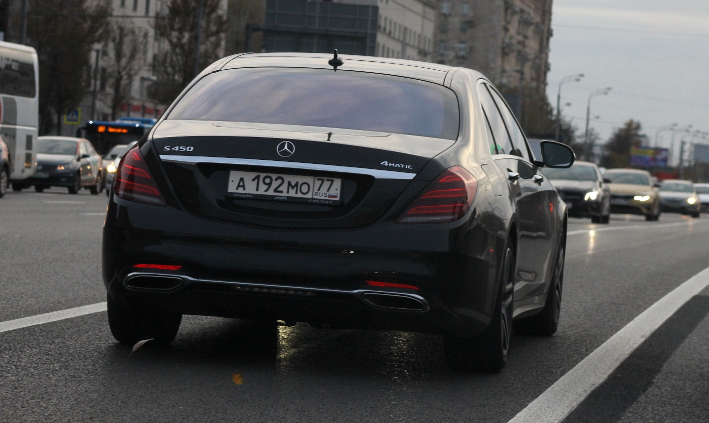 а 192 мо 77, Mercedes-Benz S-Klasse 8th gen Sedan (W222/V222), 2013–2020