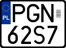 License plates of Poland, Special vehicles and motorcycles