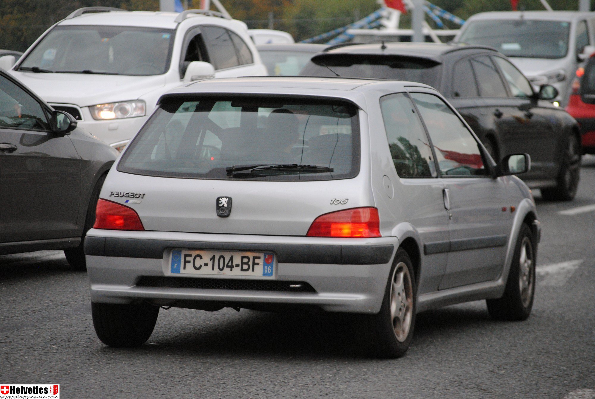 FC-104-BF, Peugeot 106 1st gen 3-door Hatch (1A), facelift, 1996–2003