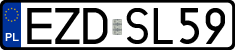 License plates of Poland, Regular car plates