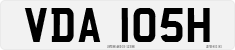 License plate of the United Kingdom, 1963 year system