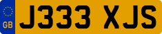 License plate of the United Kingdom, 1983 year system