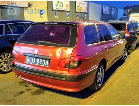 WFU 890A, Peugeot 406