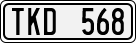 License plate of Sweden, Regular plates