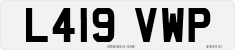 License plate of the United Kingdom, 1983 year system