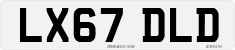 License plate of the United Kingdom, 2001 year system