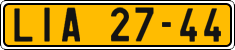 License plate of the Czech Republic, Commercial vehicles (1960)
