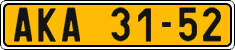 License plate of the Czech Republic, Commercial vehicles (1960)