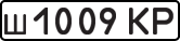 License plate USSR, Private-owned cars (1977)