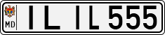 License plate of Moldova, Cars (1992)